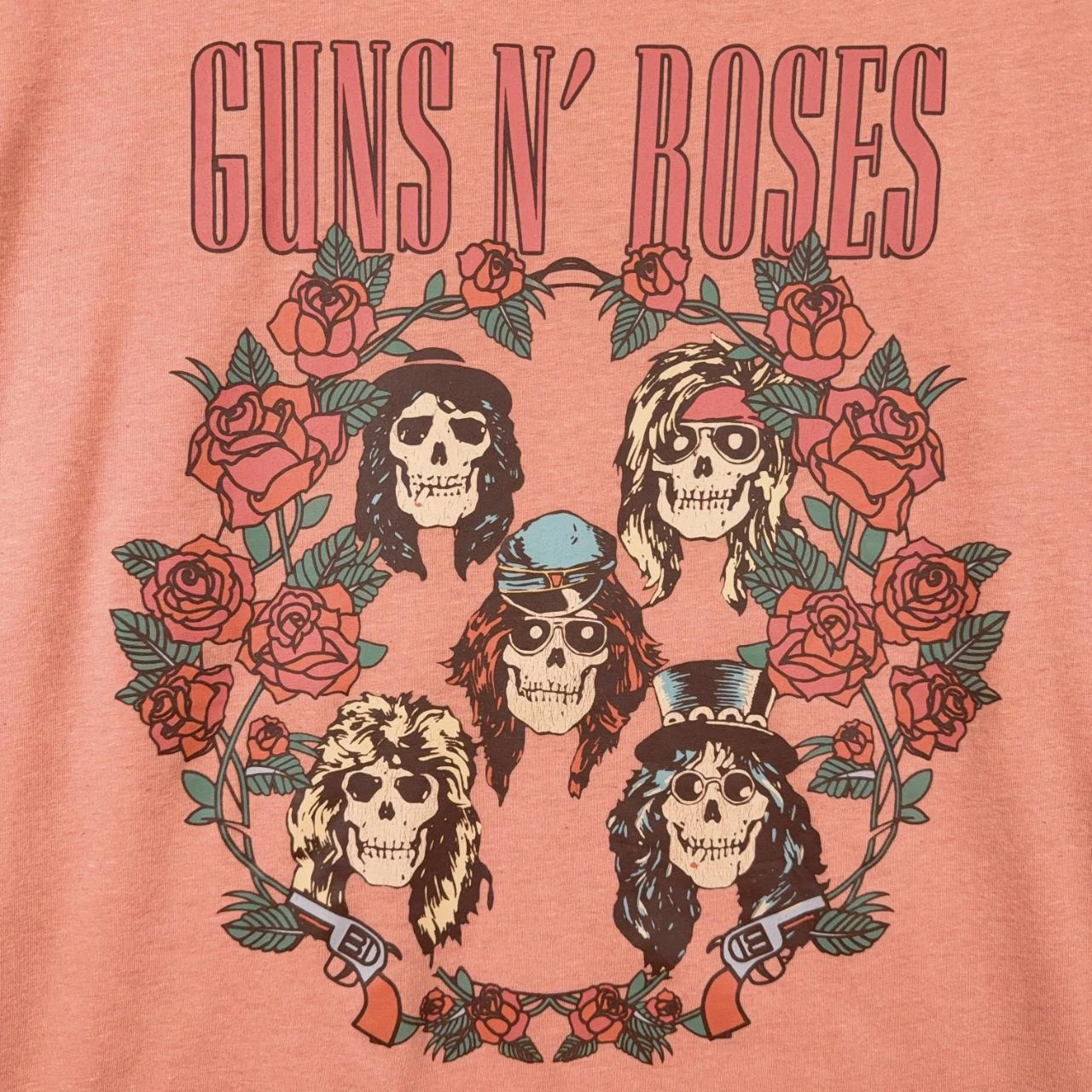Camiseta Grafica da Banda Guns N' Roses Pêssego P/M – photo 3